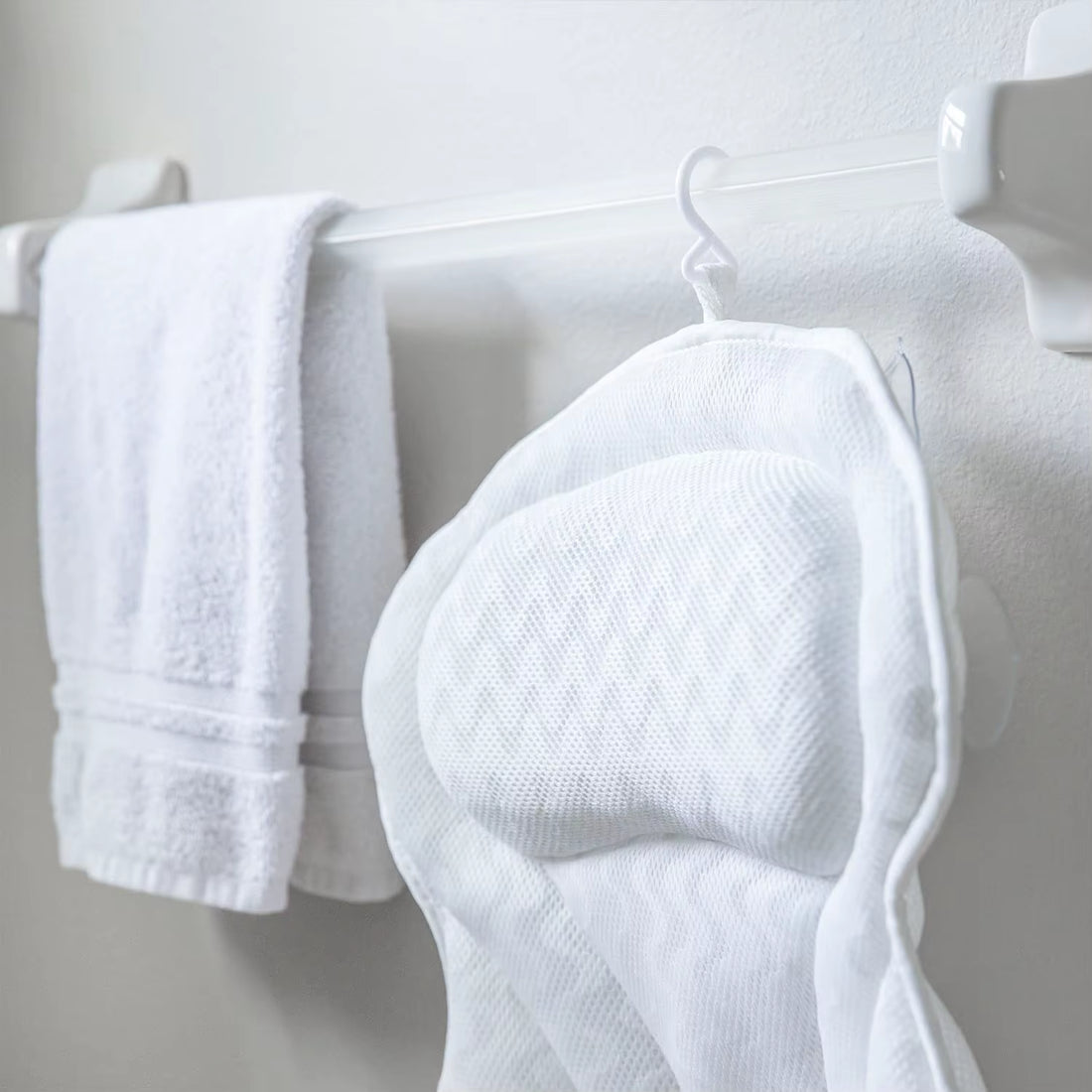 Bathtub Pillow Home Hotel Bath Pillow 4D Gray White Butterfly Bathtub Pillow Suction Cup Bathtub Pillow