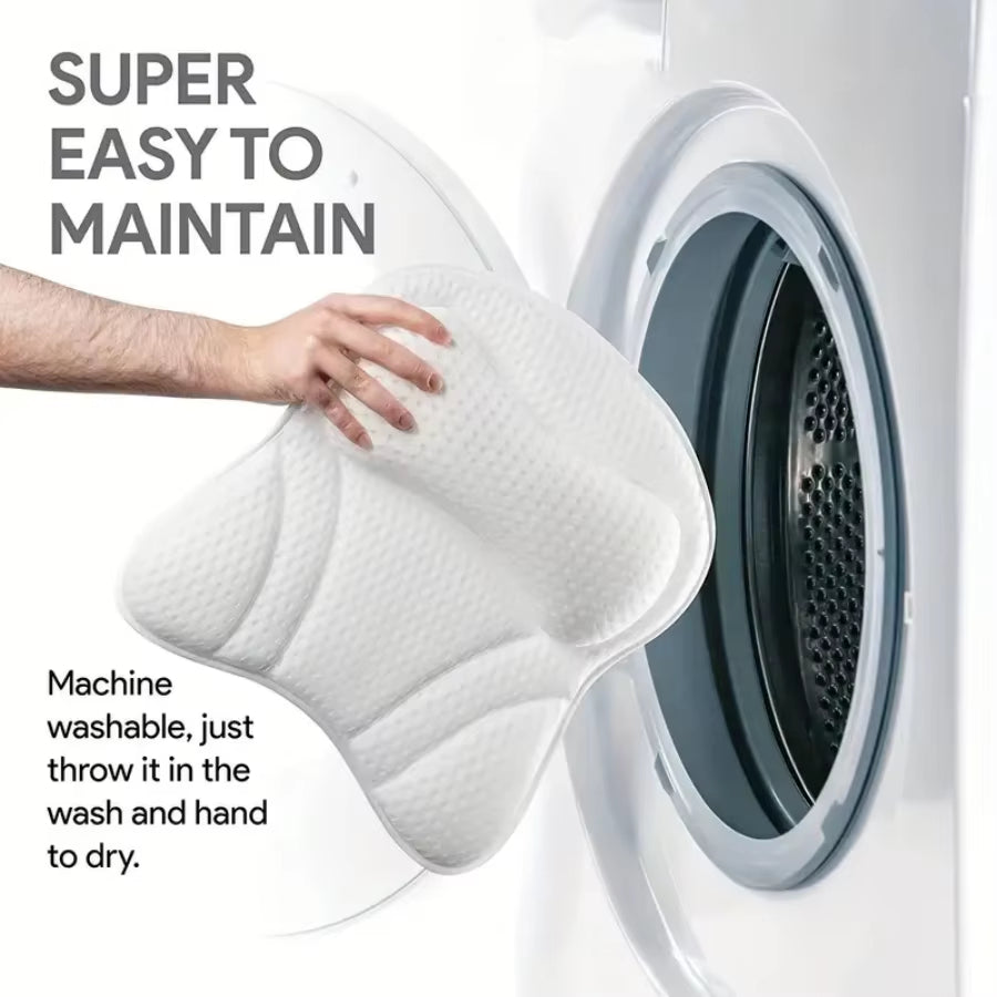 Bathtub Pillow Home Hotel Bath Pillow 4D Gray White Butterfly Bathtub Pillow Suction Cup Bathtub Pillow