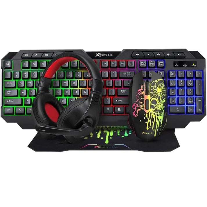 סט גיימינג 4 ב-1 מבית XtrikeMe