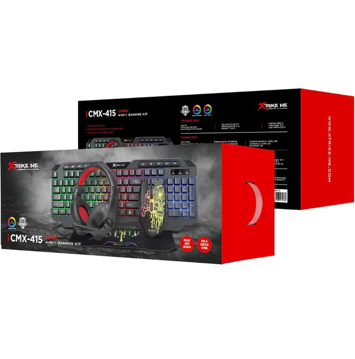 סט גיימינג 4 ב-1 מבית XtrikeMe